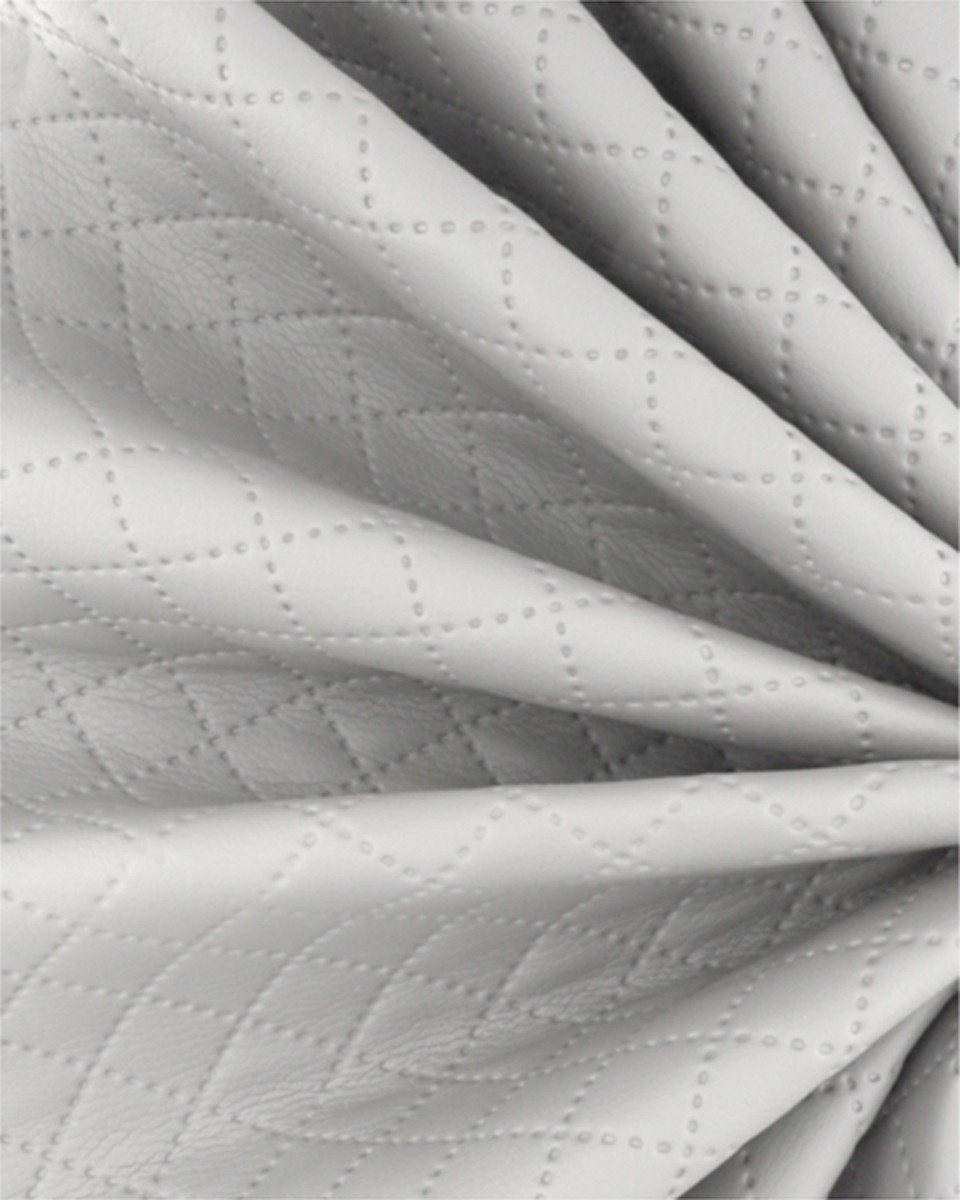 IMITATION QUILTED LEATHER STARS LIGHT GREY 140 CM 1 MB IMITATION QUILTED LEATHER STARS LIGHT GREY 140 CM 1 MB