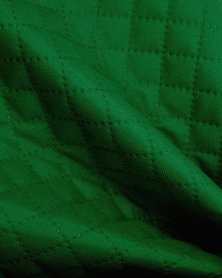 Quilted polyester fabric Oxford 600d pu*2 waterproof karo (084) green 160 cm