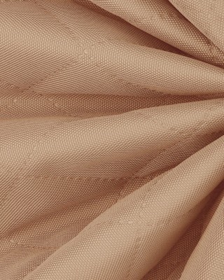 QUILTED POLYESTER FABRIC OXFORD 600D PU*5 WATERPROOF KARO (098)BEIGE 160 CM