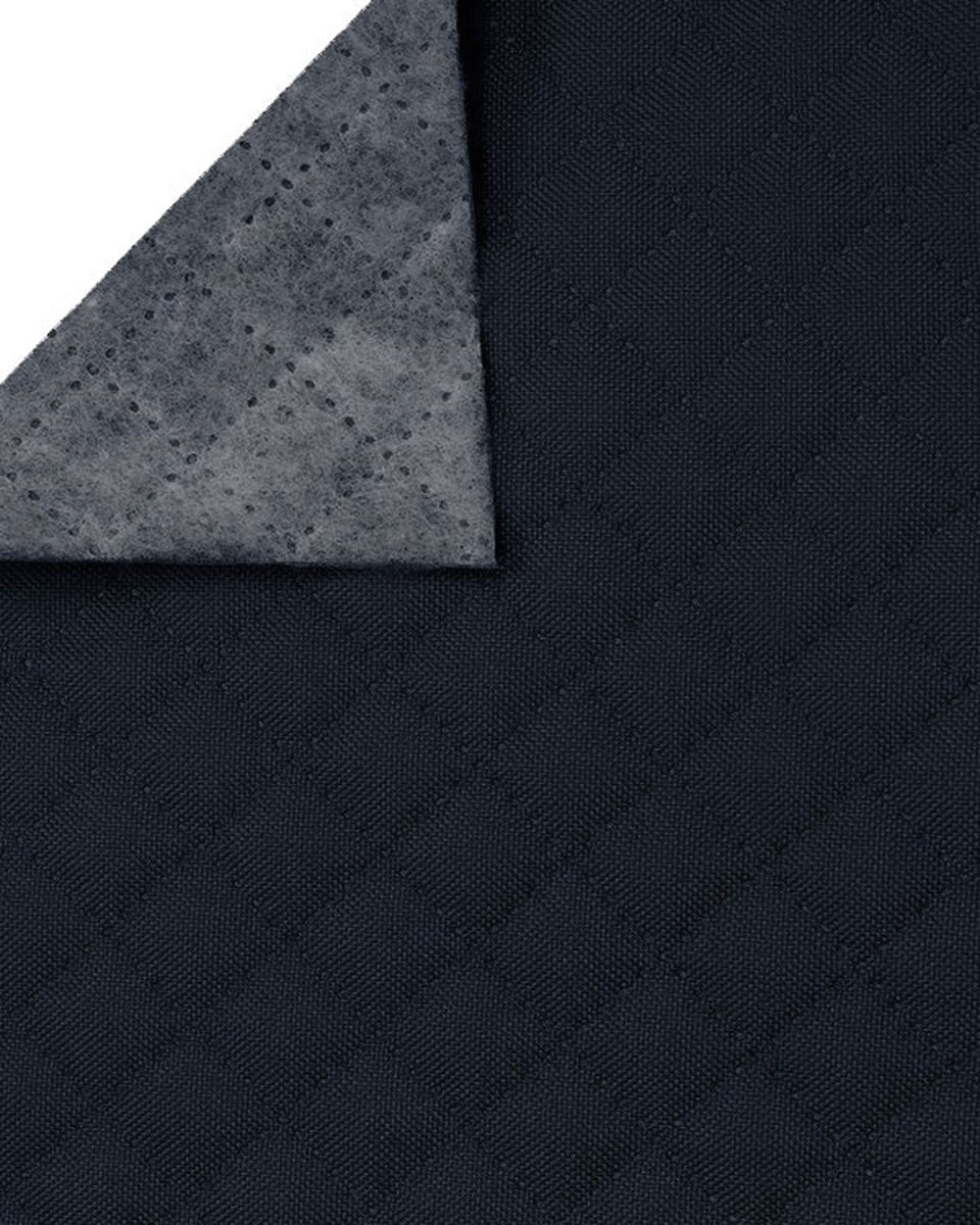 Quilted polyester fabric Oxford 600d pu*2 waterproof karo (117) navy blue 160 cm Quilted polyester fabric Oxford 600d pu*2 waterproof karo (117) navy blue 160 cm