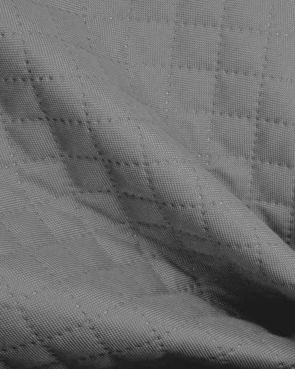 Quilted polyester fabric Oxford 600d pu*2 waterproof karo (134) grey 160 cm Quilted polyester fabric Oxford 600d pu*2 waterproof karo (134) grey 160 cm