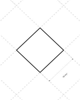 Tkanina Oxford pikowana wodoodporna 5x5 karo (156) ciemnoszara