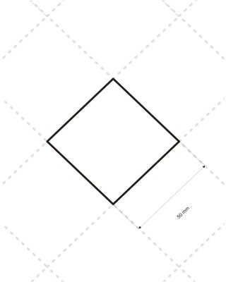 Tkanina Oxford pikowana wodoodporna 5x5 karo (173) khaki