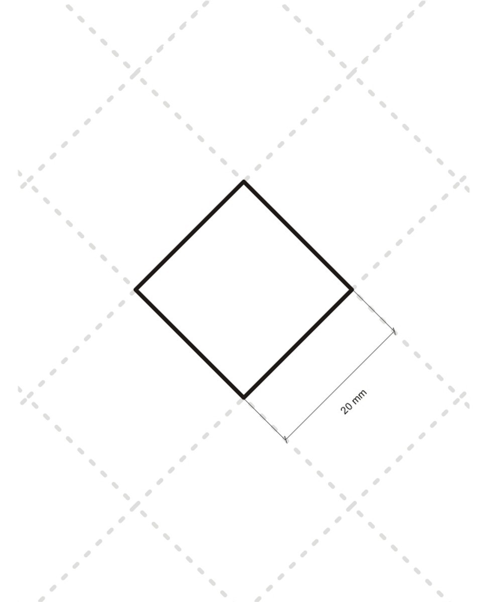 Tkanina Oxford pikowana wodoodporna 2x2 karo (280) niebieska