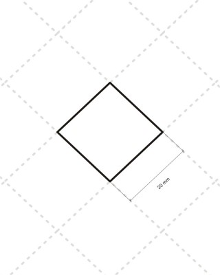 Tkanina Oxford pikowana wodoodporna 2x2 karo (305) oliwka