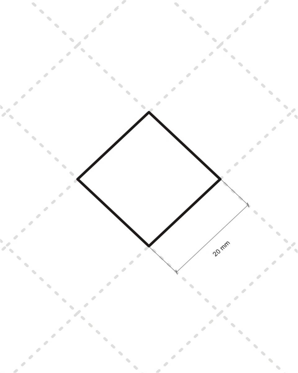 Tkanina Oxford pikowana wodoodporna 2x2 karo (352) niebieska