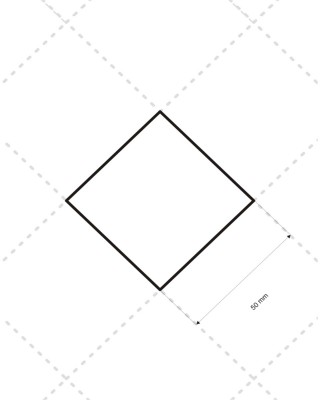 Tkanina Oxford pikowana wodoodporna 5x5 karo (516) różowy