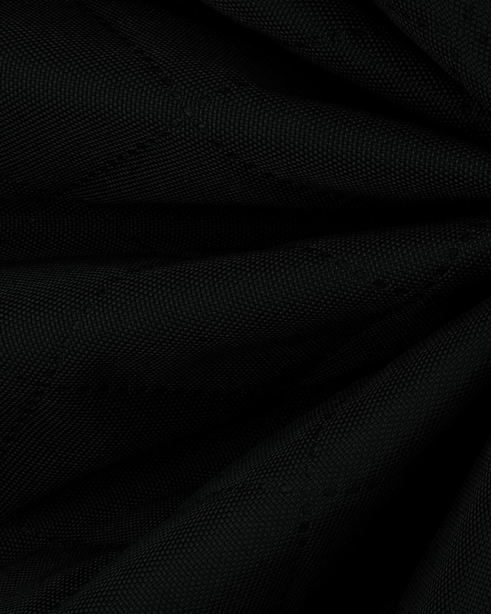 QUILTED POLYESTER FABRIC OXFORD 600D PU*5 WATERPROOF KARO (580) BLACK 160 CM QUILTED POLYESTER FABRIC OXFORD 600D PU*5 WATERPROOF KARO (580) BLACK 160 CM