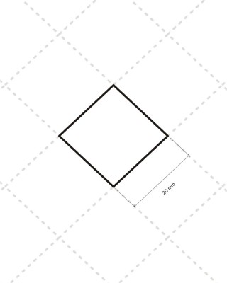 Tkanina Oxford pikowana wodoodporna 2x2 karo (620) czerwona