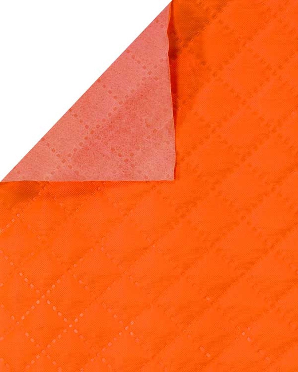 Tkanina pikowana 420D PU 2x2 karo (1002) neon pomarańczowy