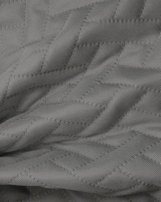 Quilted polyester fabric Oxford 600d pu*2 waterproof premium (134) grey 160 cm 1 mb