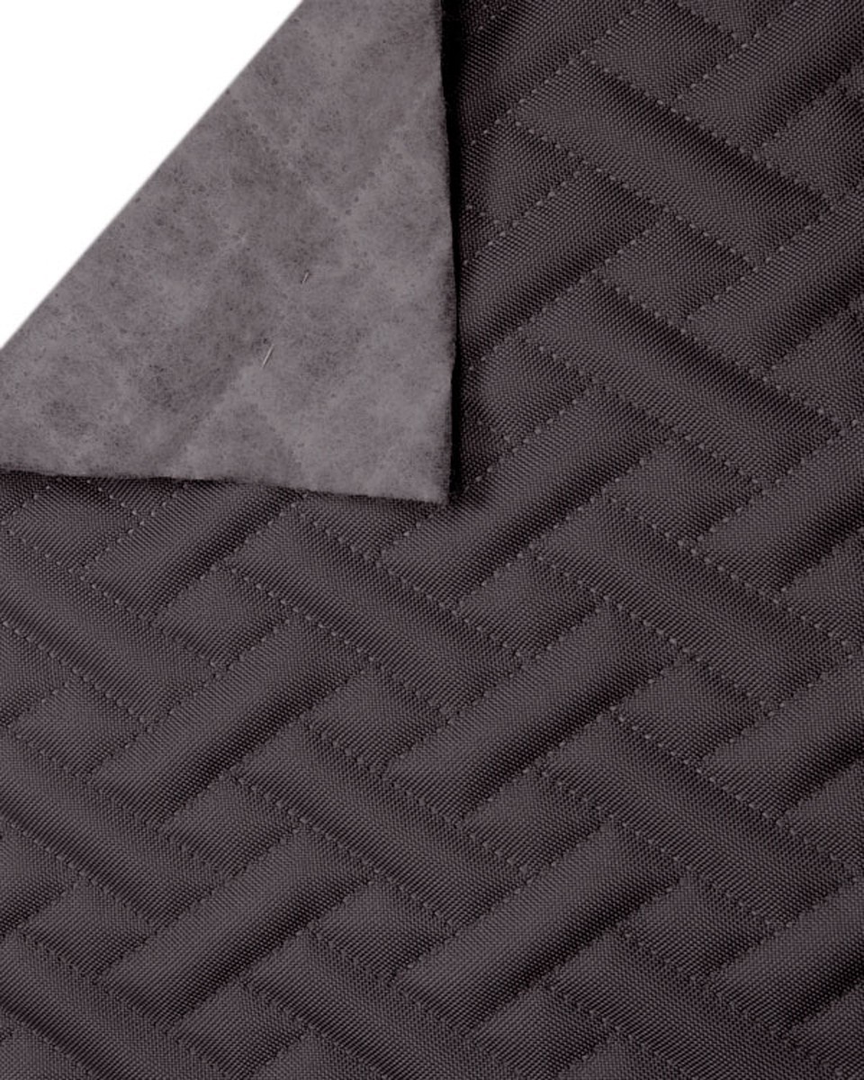 Quilted polyester fabric Oxford 600d pu*2 waterproof premium (155) grey 158 cm 1 mb