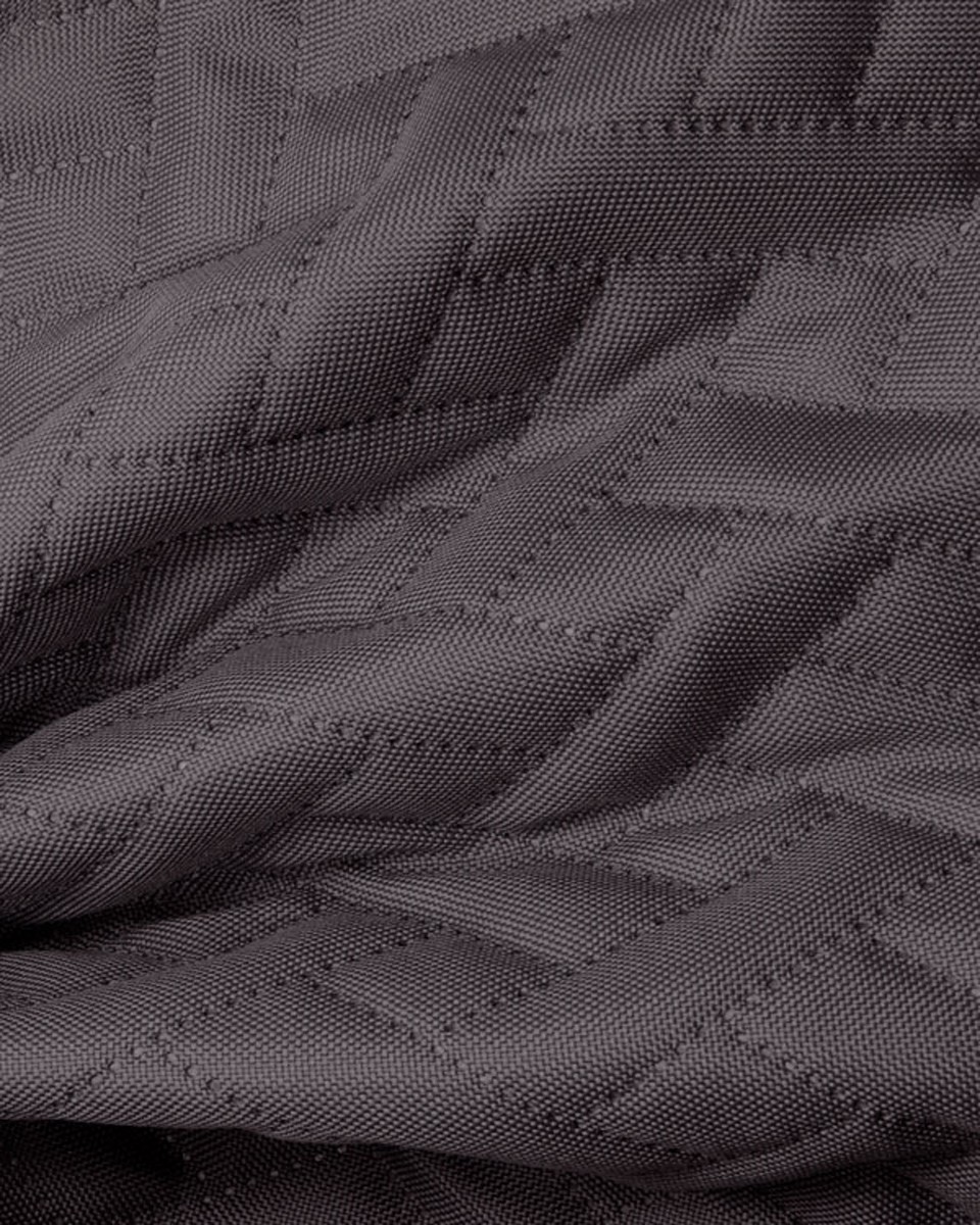 Quilted polyester fabric Oxford 600d pu*2 waterproof premium (155) grey 158 cm 1 mb