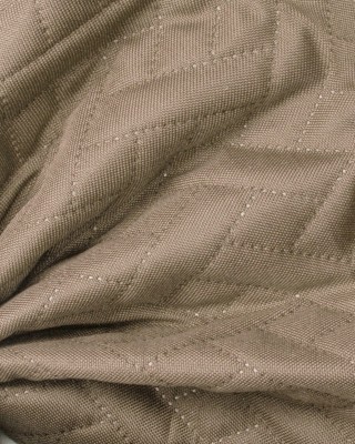 Quilted polyester fabric Oxford 600d pu*2 waterproof premium (894) dark beige 158 cm 1 mb