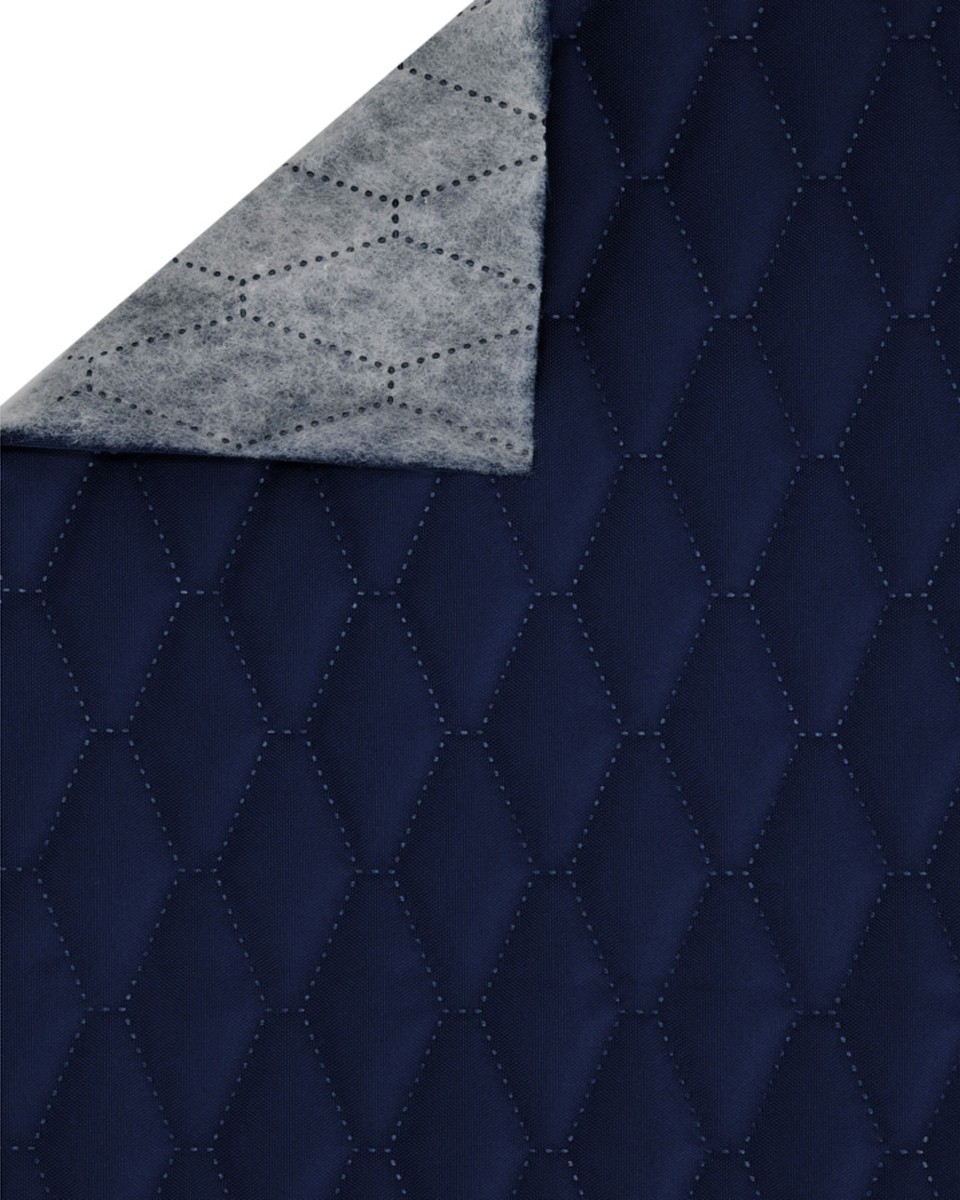 Quilted polyester fabric Oxford 600d pu*2 waterproof (058) navy blue 160 cm Quilted polyester fabric Oxford 600d pu*2 waterproof (058) navy blue 160 cm