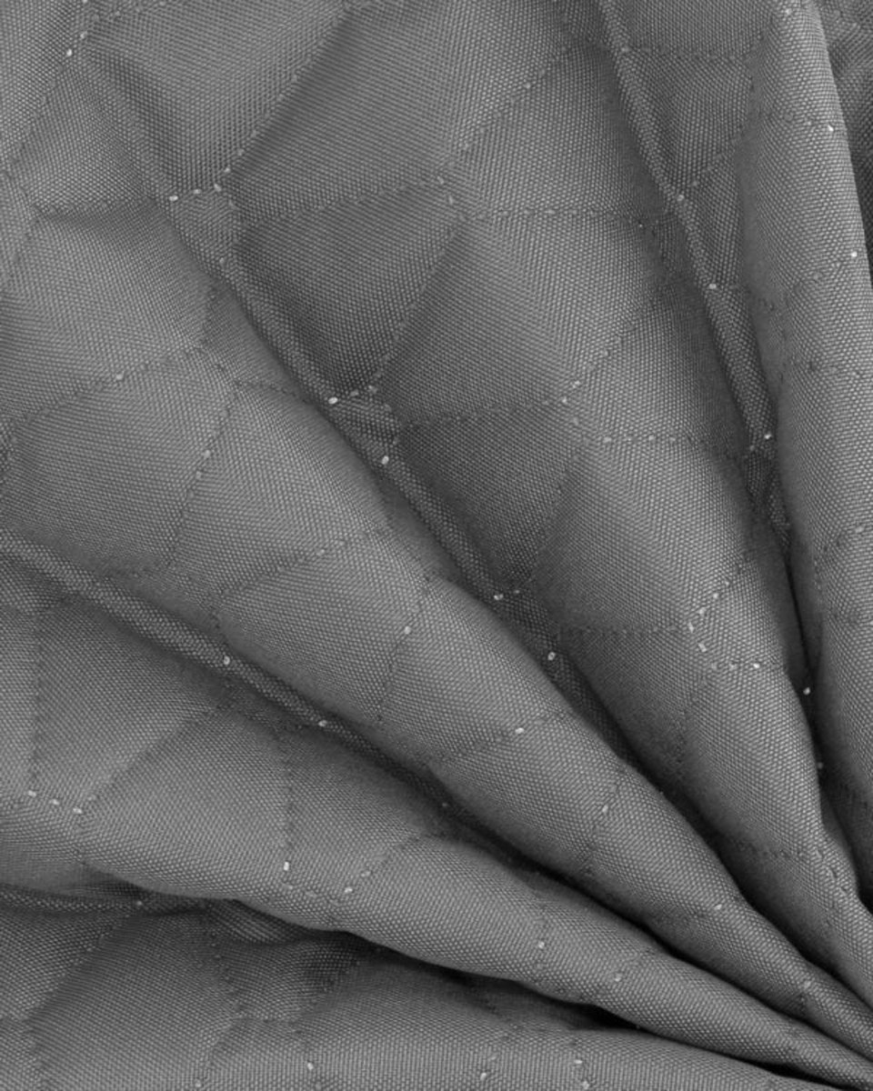 Quilted polyester fabric Oxford 600d pu*2 waterproof (134) grey 160 cm Quilted polyester fabric Oxford 600d pu*2 waterproof (134) grey 160 cm