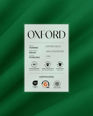 Полиэстеровая ткань Oxford 500D PU (084) зелёный