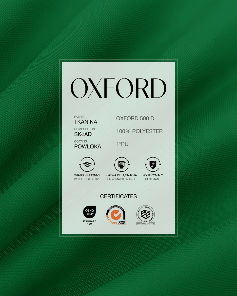 Polyester-Oxford-Stoff 500D PU (084) Grün Polyester-Oxford-Stoff 500D PU (084) Grün