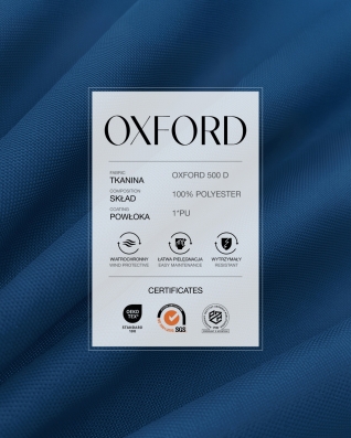 Полиэстеровая ткань Oxford 500D PU (115)  васильковый