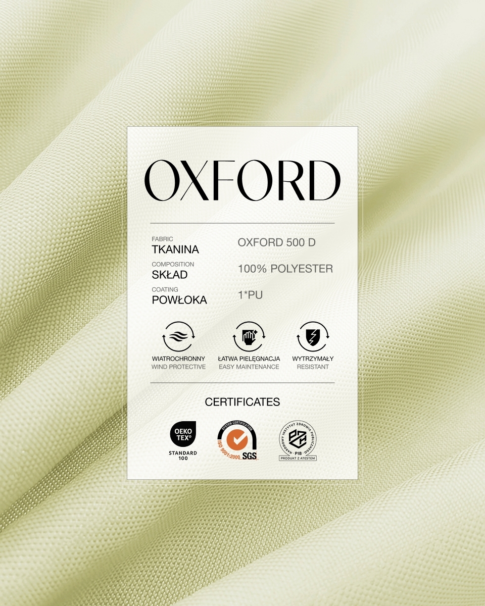 Полиэстеровая ткань Oxford 500D PU (122) бежевый Полиэстеровая ткань Oxford 500D PU (122) бежевый