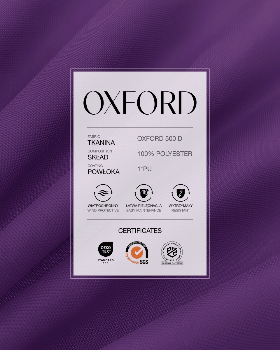 Oxford-Polyesterstoff 500D PU (174) Violett Oxford-Polyesterstoff 500D PU (174) Violett