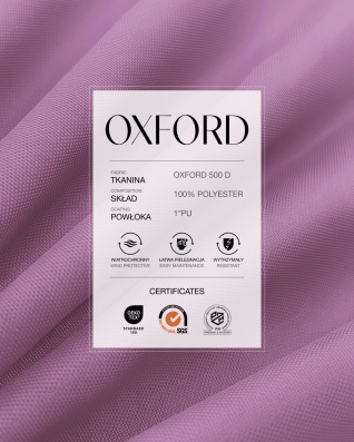 Polyester-Oxford-Stoff 500D PU (298) Heidekraut