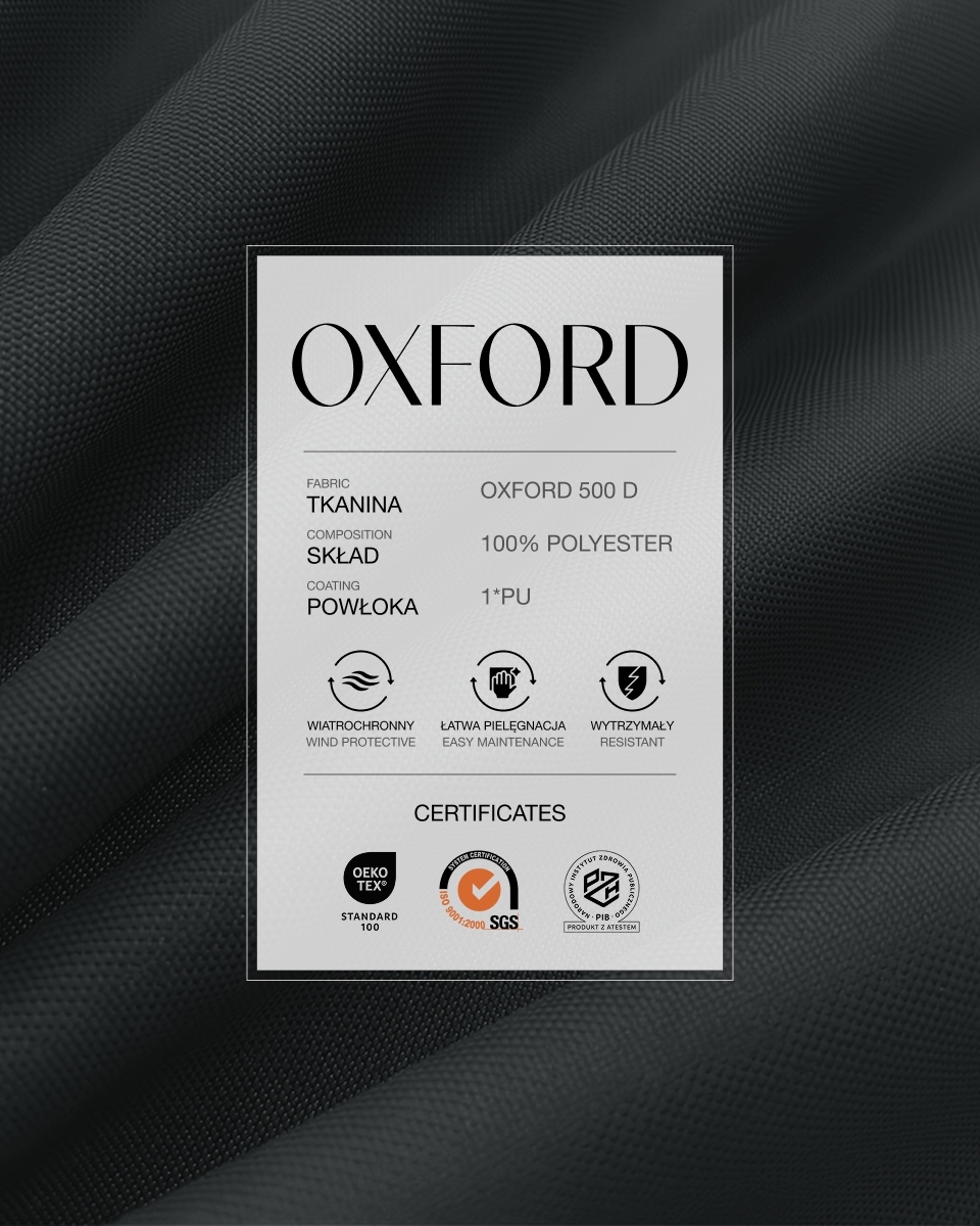 Polyester-Oxford-Stoff 500D PU (580) Schwarz Polyester-Oxford-Stoff 500D PU (580) Schwarz