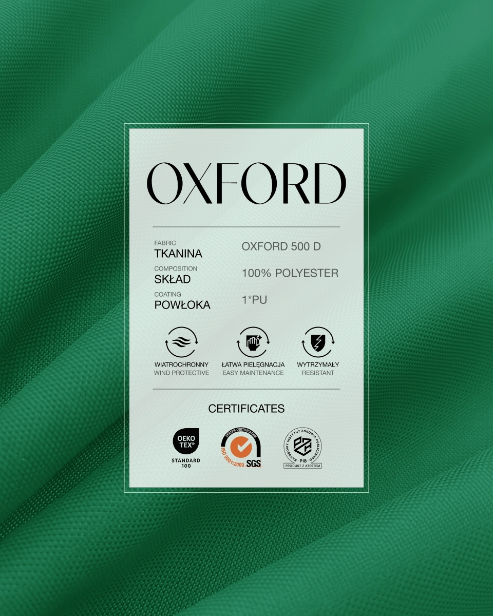 Oxford Polyester Fabric 500D PU (878) green Oxford Polyester Fabric 500D PU (878) green