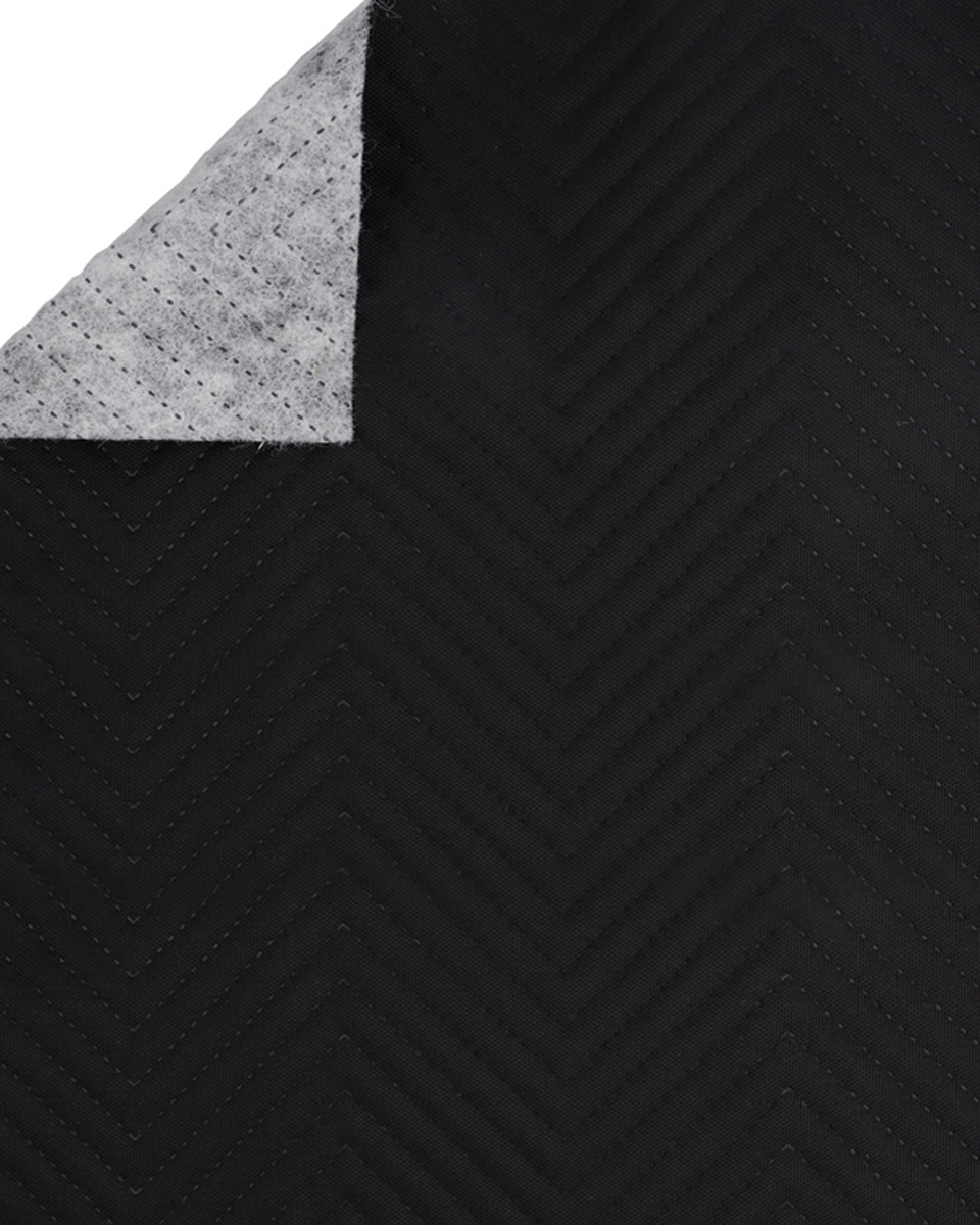 Polyester-steppstoff 600d pu-beschichtet bienenwabe schwarz 160 cm