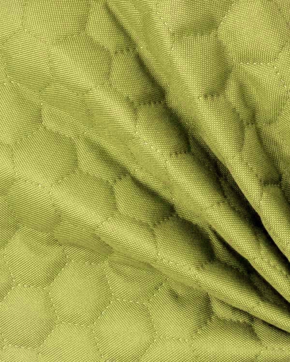 Quilted polyester fabric Oxford 600d pu*2 waterproof honeycomb (041) light green 160 cm Quilted polyester fabric Oxford 600d pu*2 waterproof honeycomb (041) light green 160 cm