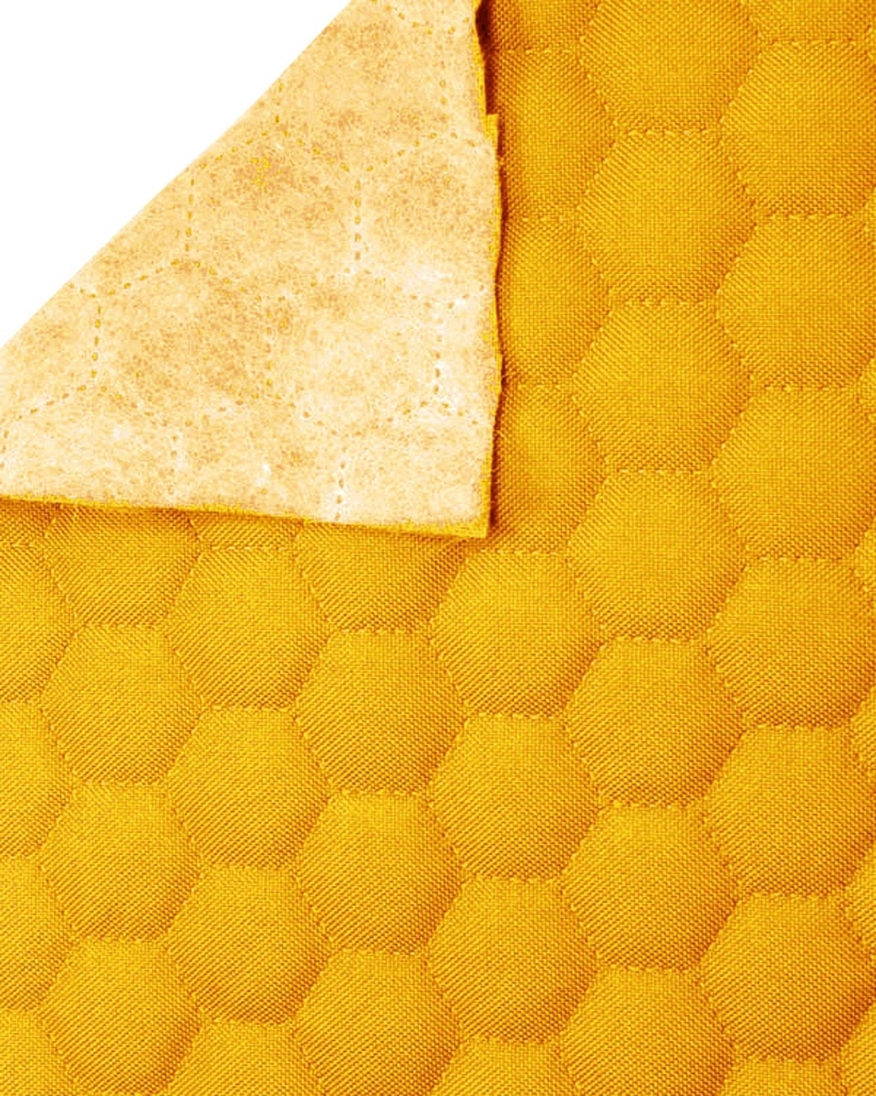 Polyester-steppstoff 600d pu-beschichtet bienenwabe gelb 160 cm Polyester-steppstoff 600d pu-beschichtet bienenwabe gelb 160 cm