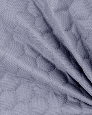 Quilted polyester fabric Oxford 600d pu*2 waterproof honeycomb (095) light violet 160 cm 1 mb
