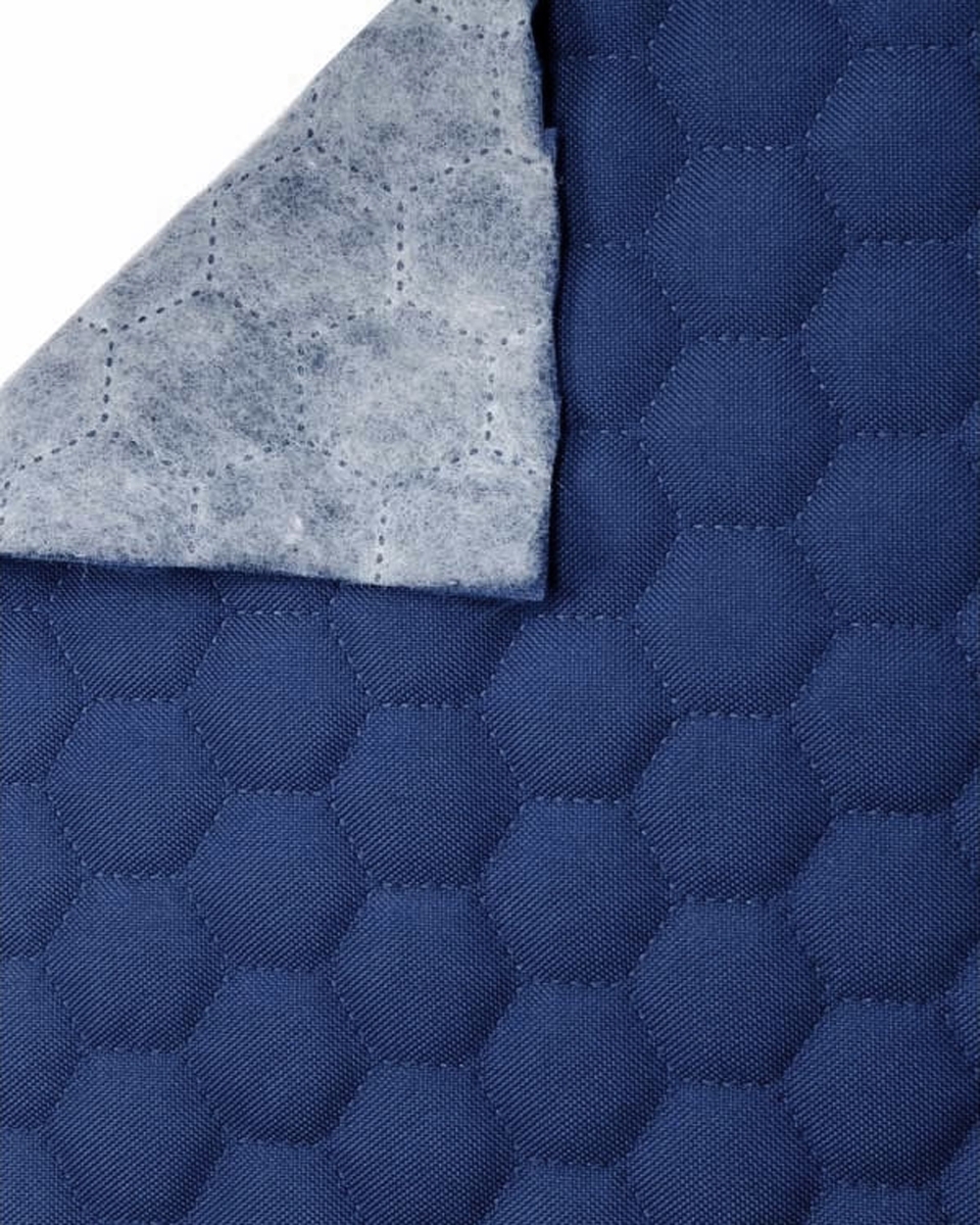 Quilted polyester fabric Oxford 600d pu*2 waterproof honeycomb (115) cornflower 160 cm 1 mb Quilted polyester fabric Oxford 600d pu*2 waterproof honeycomb (115) cornflower 160 cm 1 mb