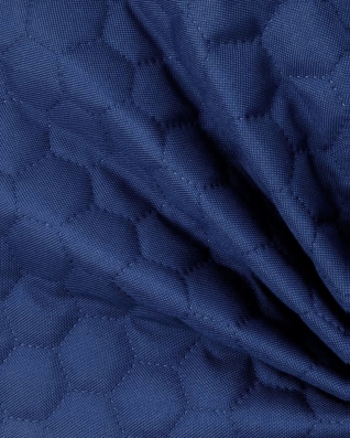 Quilted   polyester fabric Oxford 600d pu*2 waterproof honeycomb (115)&nbspcornflower   160  cm 1 mb