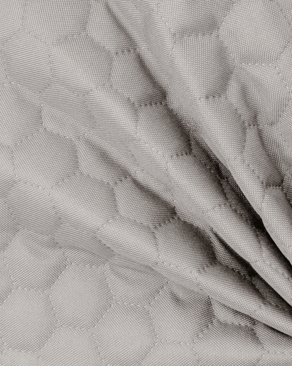 Quilted polyester fabric Oxford 600d pu*2 waterproof honeycomb (119) grey 160 cm