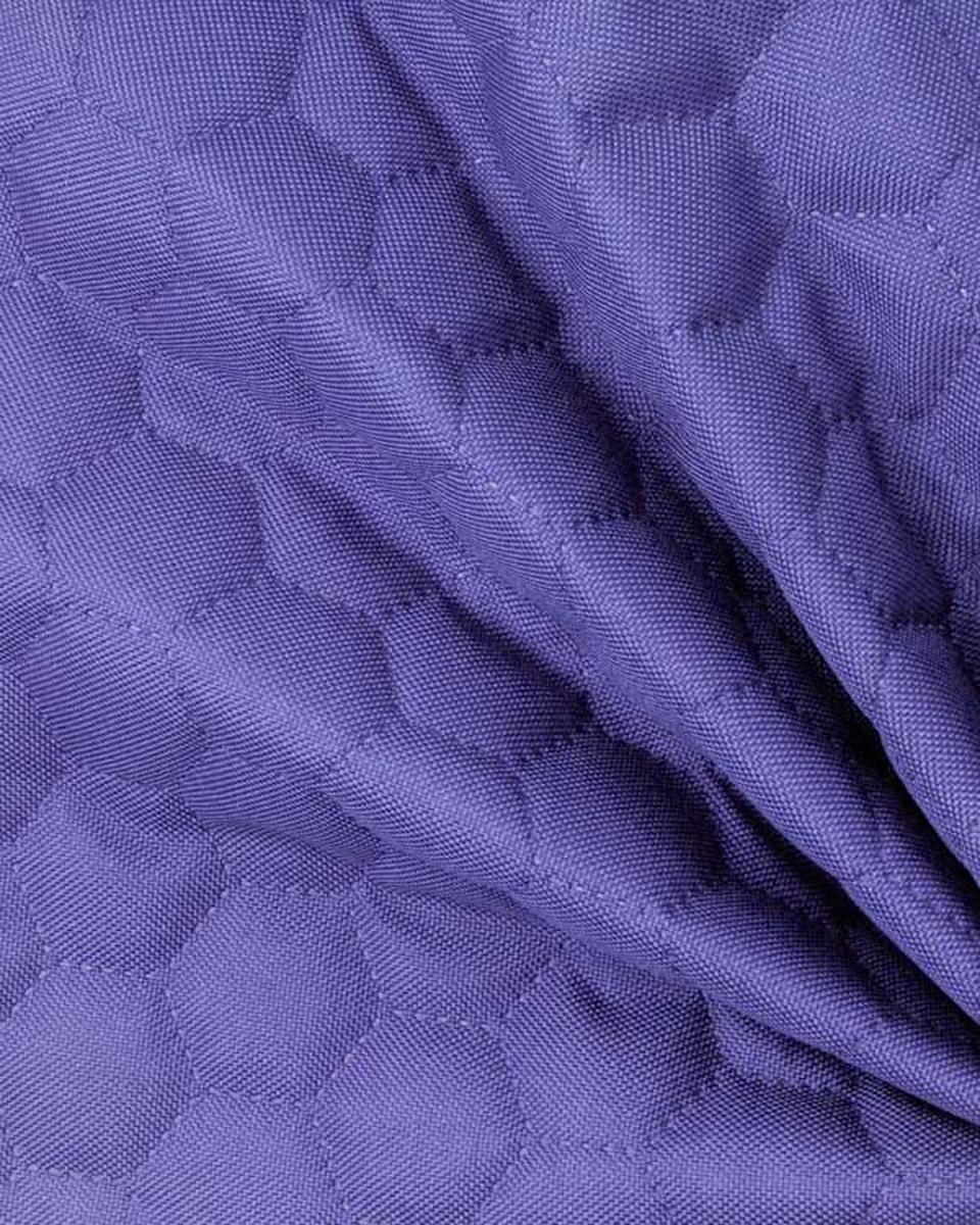 Quilted polyester fabric Oxford 600d pu*2 waterproof honeycomb (252) violet 160 cm 1 mb