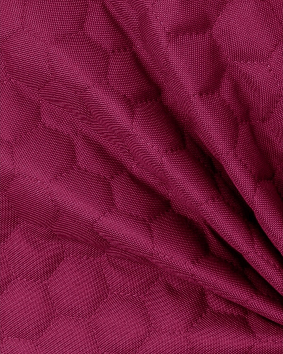 Quilted polyester fabric Oxford 600d pu*2 waterproof honeycomb (299) amaranth 160 cm Quilted polyester fabric Oxford 600d pu*2 waterproof honeycomb (299) amaranth 160 cm
