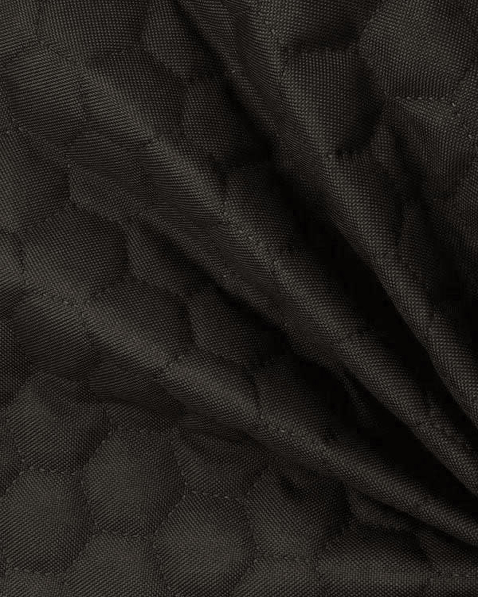 Quilted polyester fabric Oxford 600d pu*2 waterproof honeycomb (301) graphite 160 cm mb