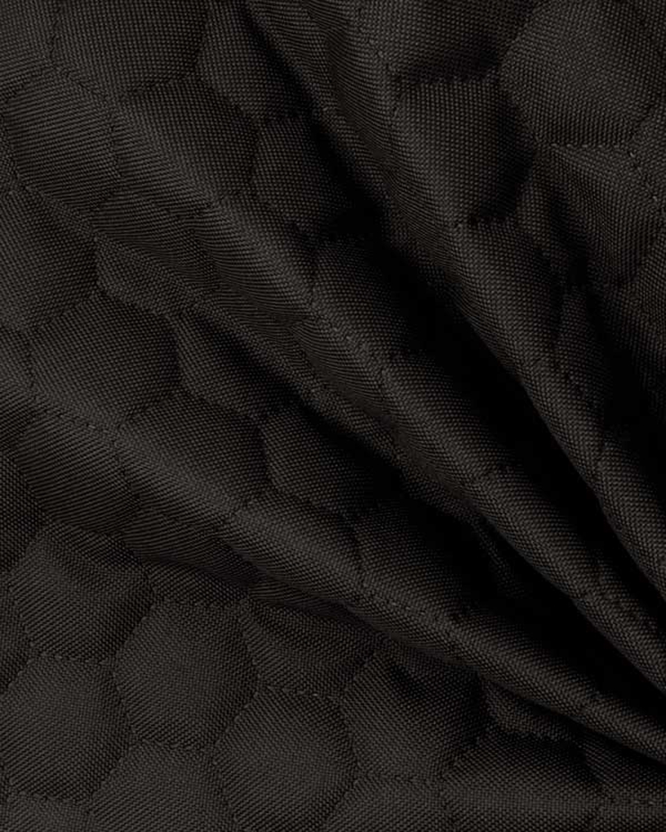 Quilted  polyester fabric Oxford 600d pu*2 waterproof honeycomb (306) dark grey 160 cm 1  mb