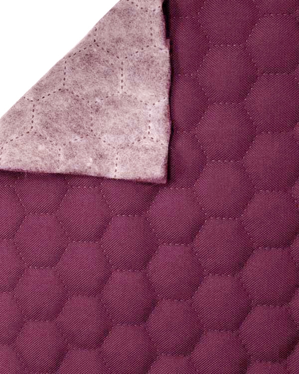 Quilted polyester fabric Oxford 600d pu*2 waterproof (525) maroon 160 cm Quilted polyester fabric Oxford 600d pu*2 waterproof (525) maroon 160 cm