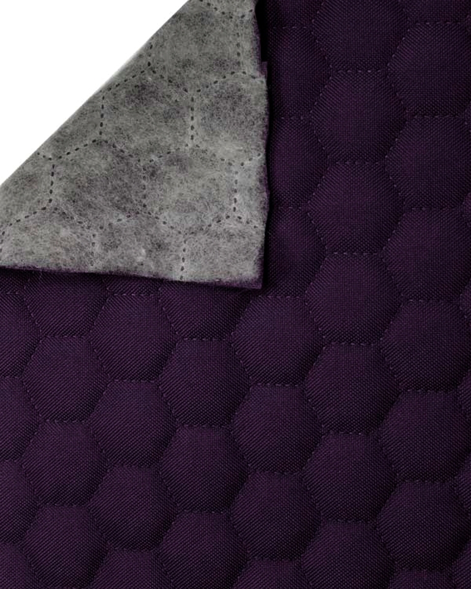Polyester-steppstoff 600d pu-beschichtet bienenwabe violett 160 cm 1 lm Polyester-steppstoff 600d pu-beschichtet bienenwabe violett 160 cm 1 lm