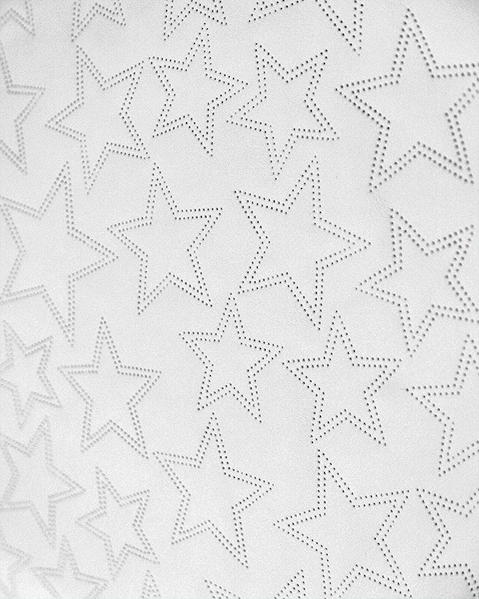 IMITATION QUILTED LEATHER STARS WHITE 140 CM 1 MB IMITATION QUILTED LEATHER STARS WHITE 140 CM 1 MB