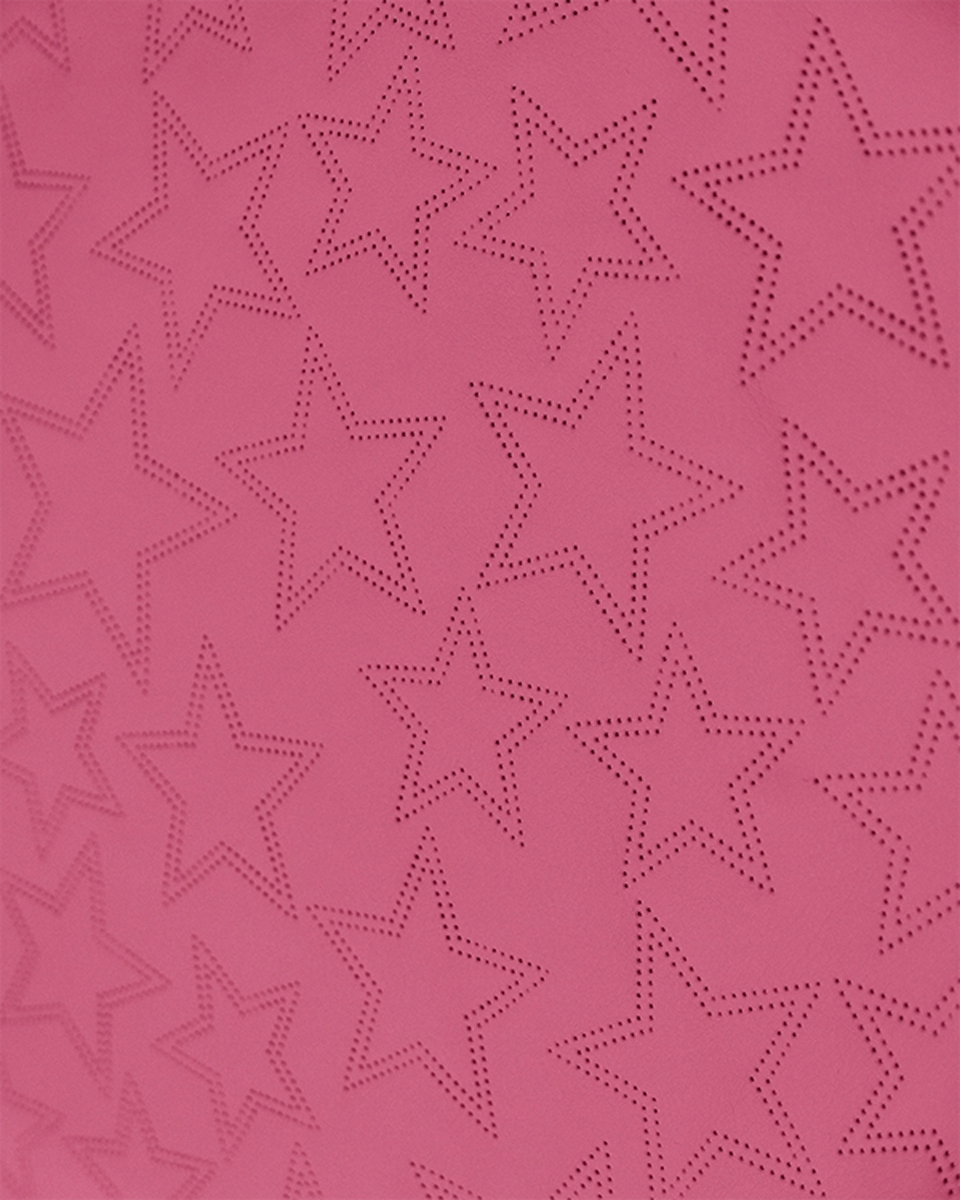 IMITATION QUILTED LEATHER STARS DARK PINK 140 CM 1 MB IMITATION QUILTED LEATHER STARS DARK PINK 140 CM 1 MB