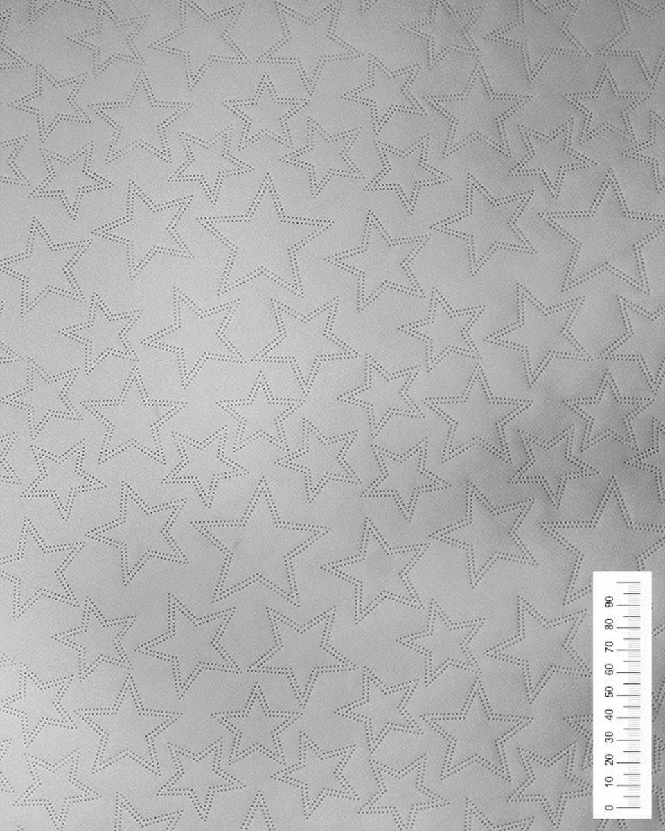 IMITATION QUILTED LEATHER STARS LIGHT GREY 140 CM 1 MB IMITATION QUILTED LEATHER STARS LIGHT GREY 140 CM 1 MB