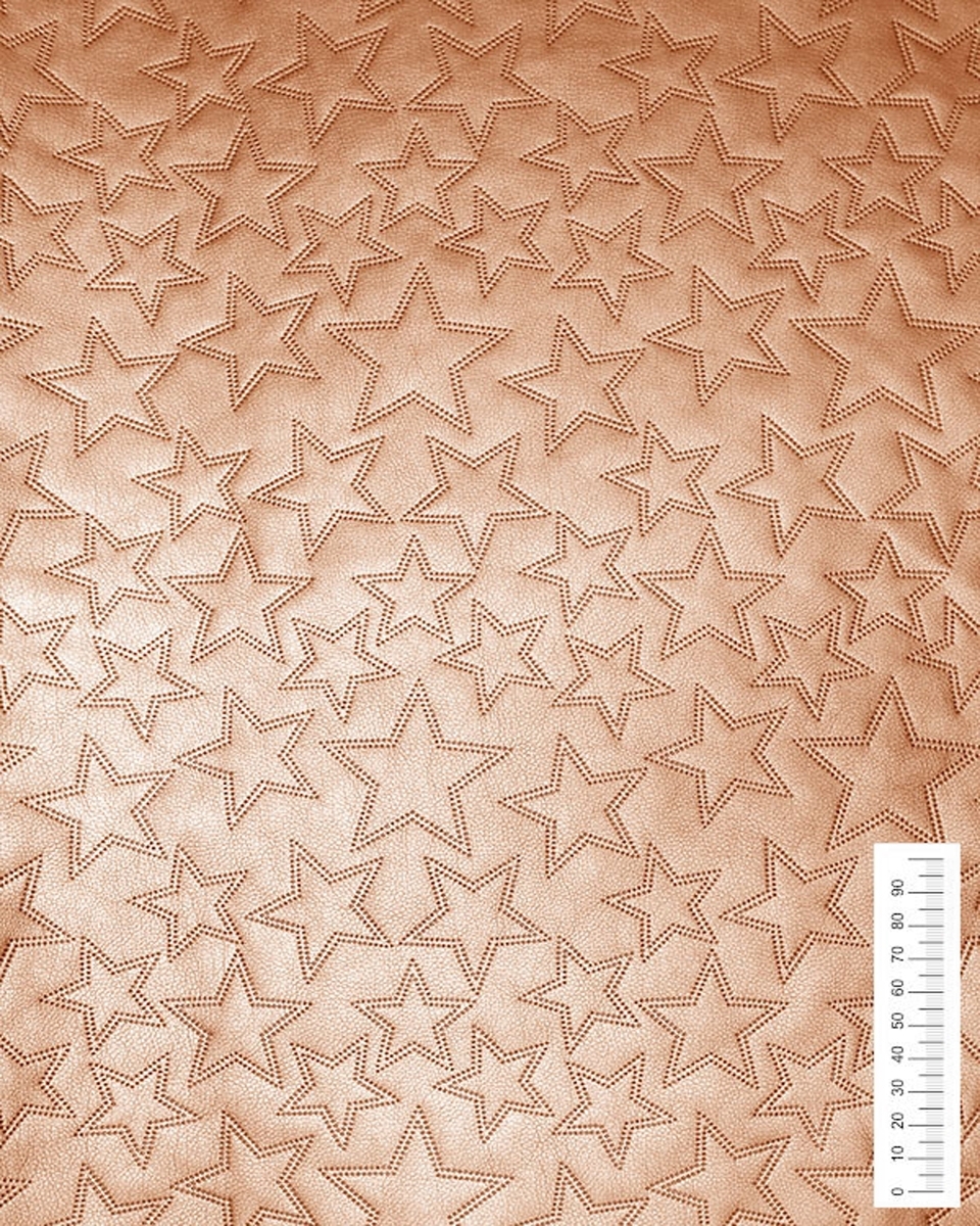 GESTEPPT KUNSTLEDER STERNE GOLD 140 CM 1 LM GESTEPPT KUNSTLEDER STERNE GOLD 140 CM 1 LM