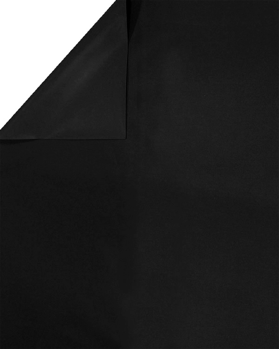 POLYESTER-STOFF 190D PVC-BESCHICHTET SCHWARZ 580 150 CM 50 LM