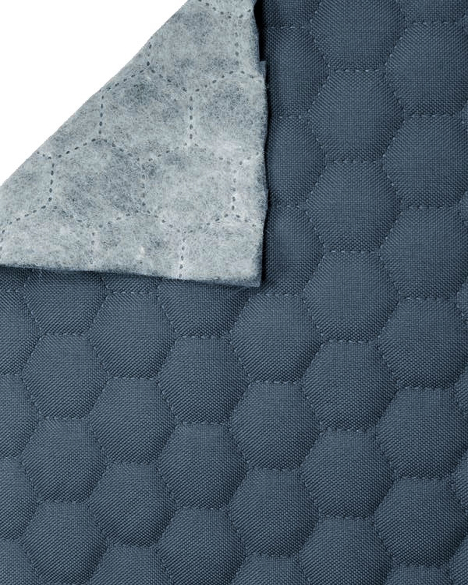 Quilted polyester fabric Oxford 600d pu*2 waterproof honeycomb (352) blue 160 cm Quilted polyester fabric Oxford 600d pu*2 waterproof honeycomb (352) blue 160 cm