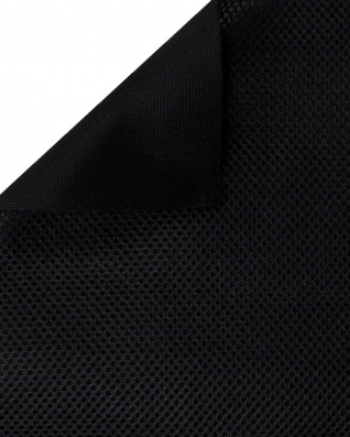 KNITTED MESH BLACK 210 G/M2 150 CM 25 MB