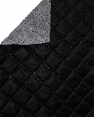 STEPPSTOFF-FUTTERSTOFF (580)  SCHWARZ   150  CM