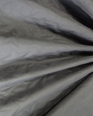 Quilted polyester fabric Oxford 600d pu*2 waterproof stars (134) grey 160 cm
